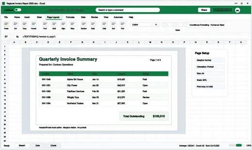 Excel 2025